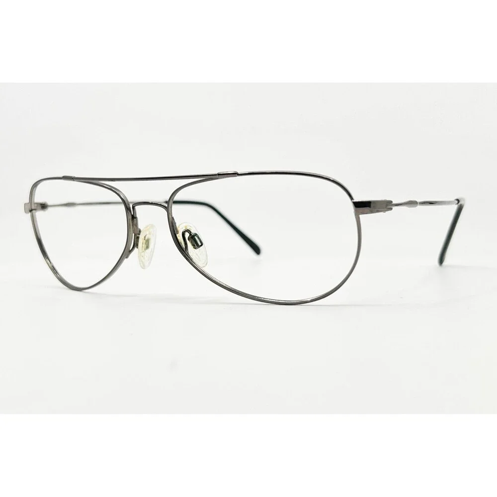 Revo Eyeglasses Mens Gunmetal Aviator 9002 080/J7 58-16-140
